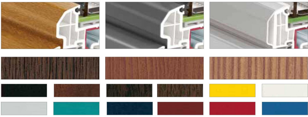 Rehau Pencere Euro Design 70 Renk Kartelası